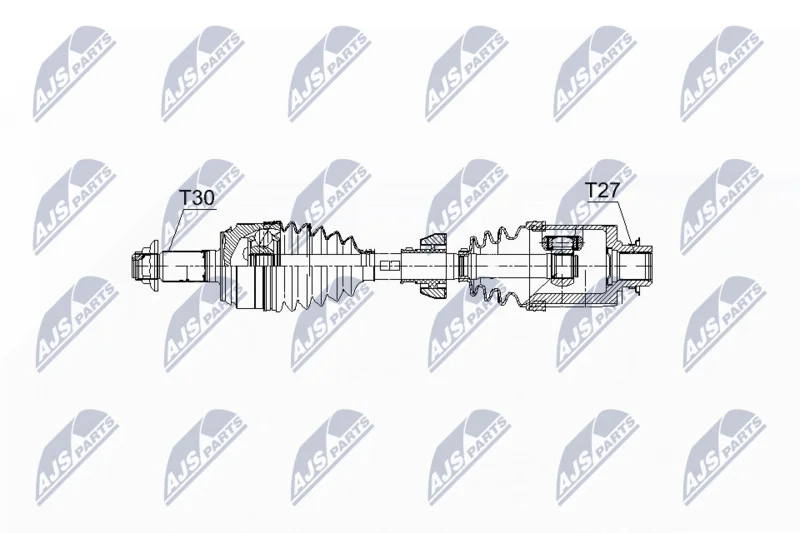 Drive Shaft NTY NPW-HD-058