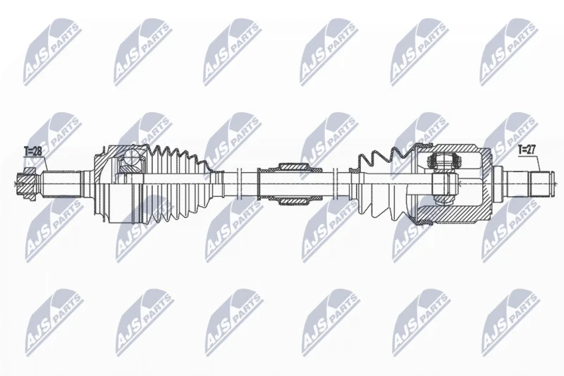 Drive Shaft NTY NPW-HD-073
