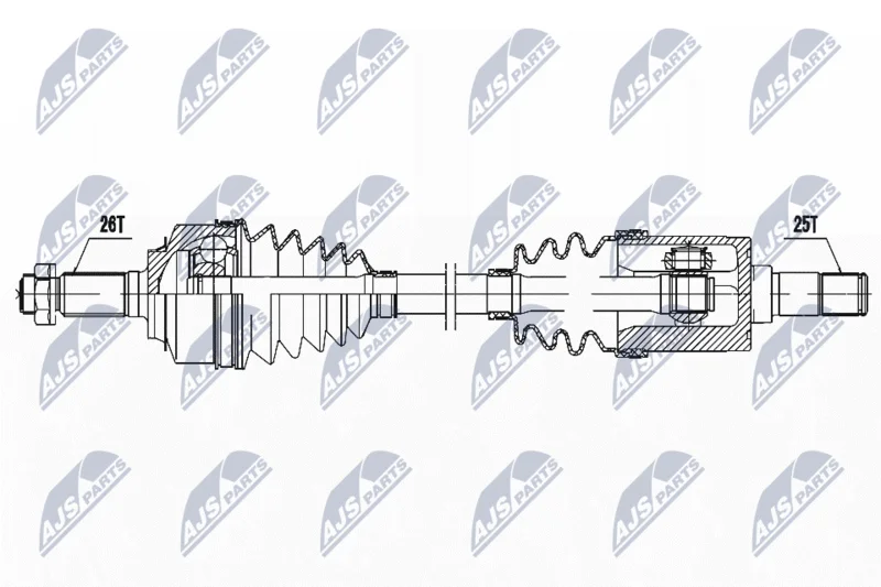 Drive Shaft NTY NPW-HD-087