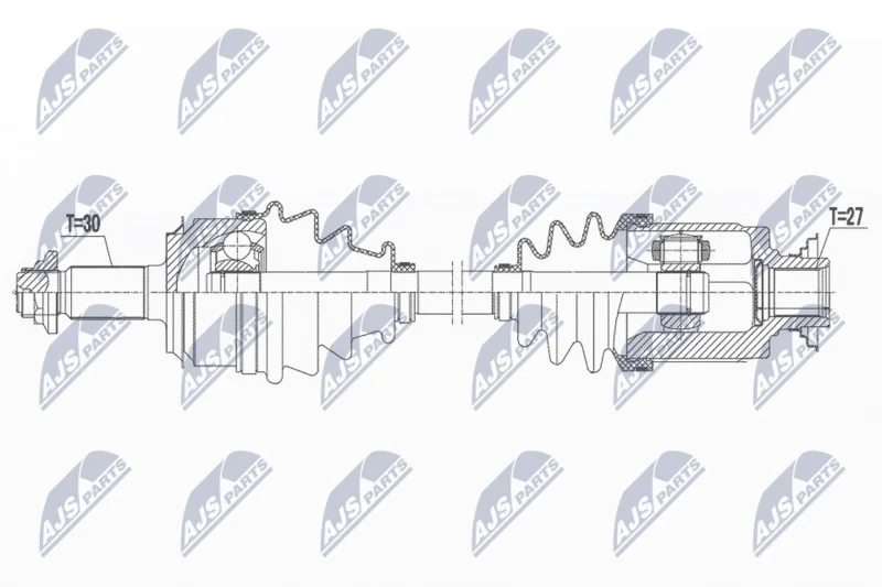 Drive Shaft NTY NPW-HD-096