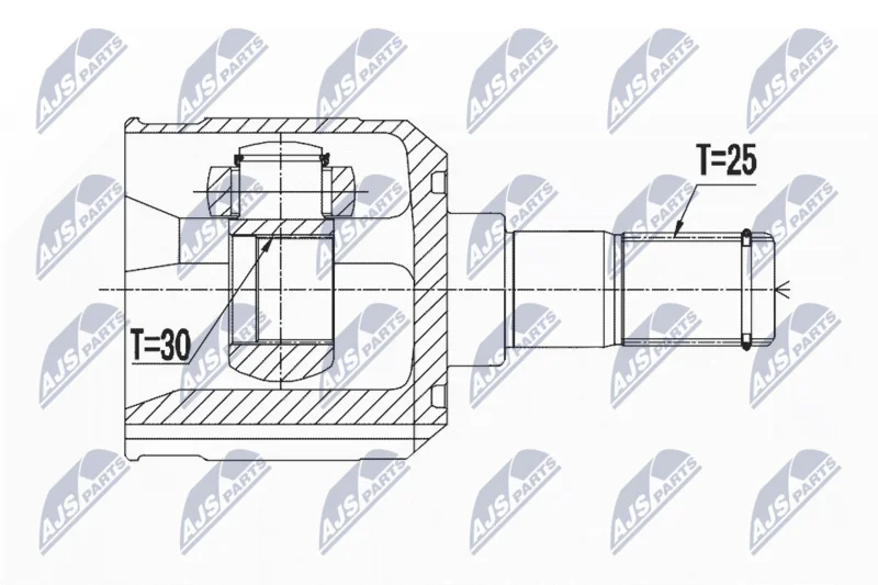 Joint Kit, drive shaft NTY NPW-HY-501
