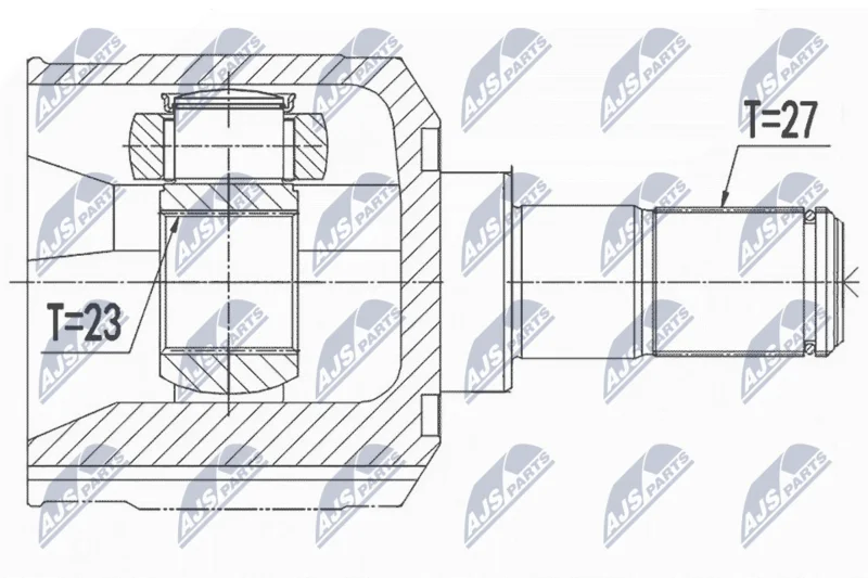 Joint Kit, drive shaft NTY NPW-HY-531