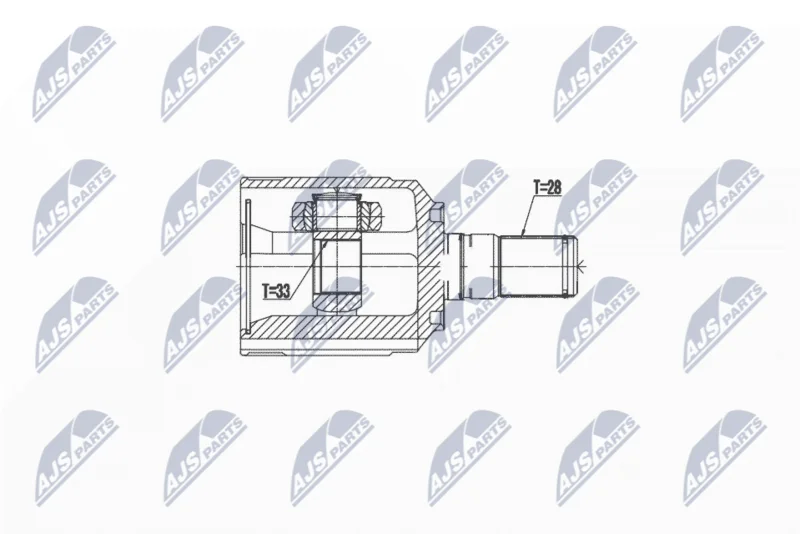 Joint Kit, drive shaft NTY NPW-HY-538