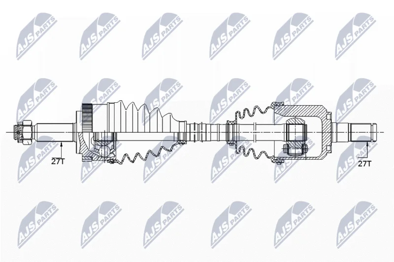 Drive Shaft NTY NPW-HY-543