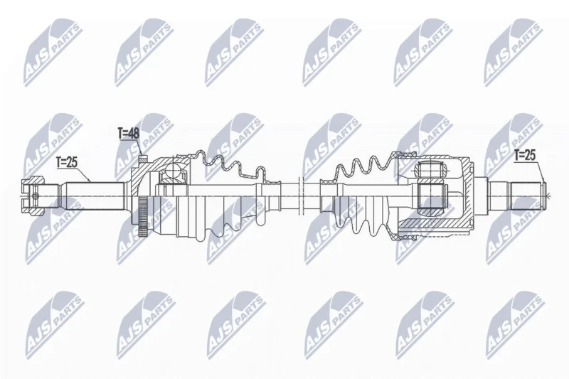 Drive Shaft NTY NPW-HY-549