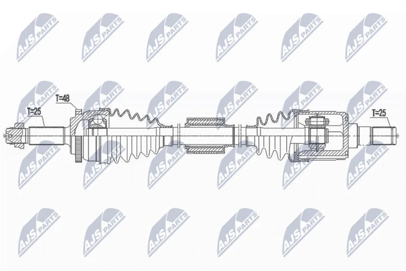 Drive Shaft NTY NPW-HY-555