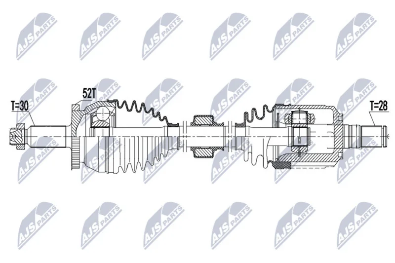 Hnací hriadeľ NTY NPW-HY-583