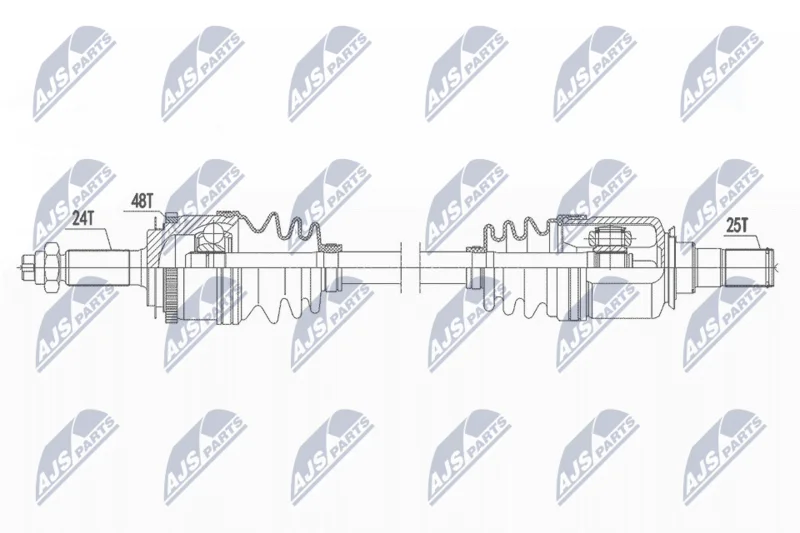 Hnací hriadeľ NTY NPW-HY-585