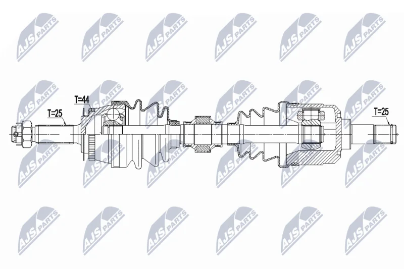Drive Shaft NTY NPW-HY-591