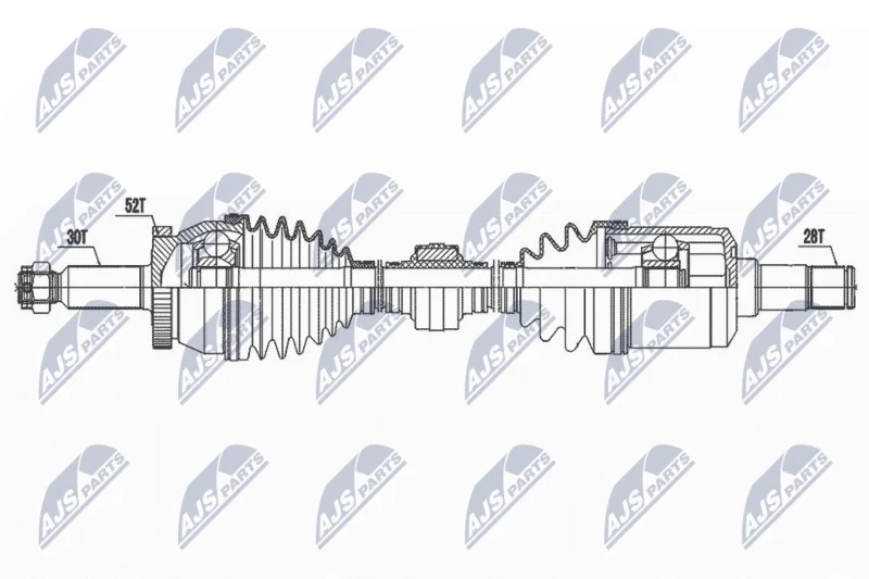 Drive Shaft NTY NPW-HY-595