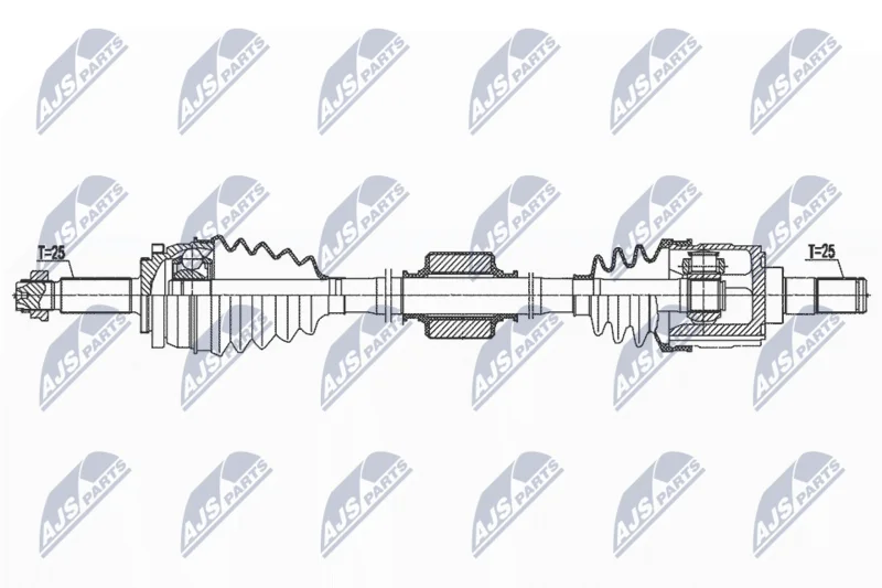 Hnací hriadeľ NTY NPW-HY-617