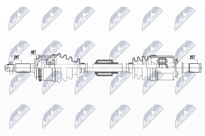 Hnací hriadeľ NTY NPW-HY-622