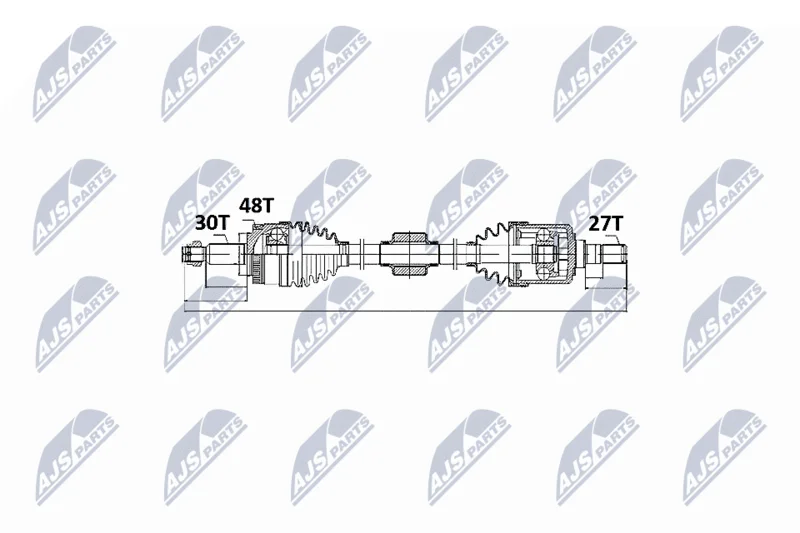 Drive Shaft NTY NPW-KA-327