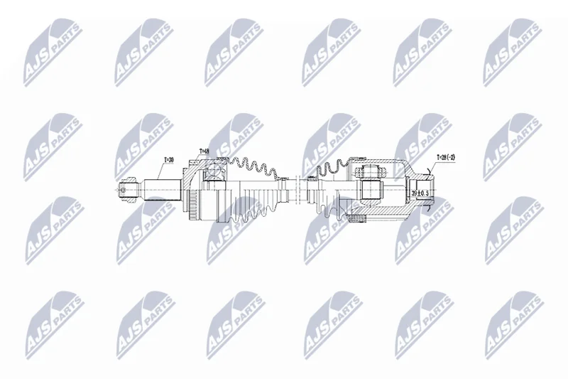 Drive Shaft NTY NPW-KA-342
