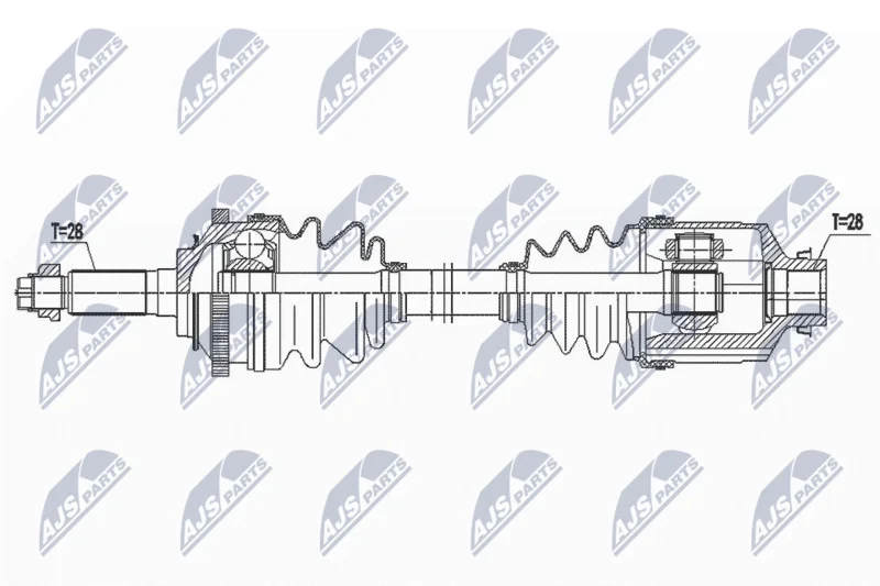 Hnací hriadeľ NTY NPW-KA-370