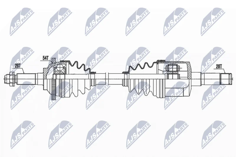 Drive Shaft NTY NPW-KA-372