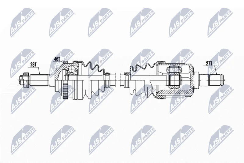 Hnací hriadeľ NTY NPW-KA-386