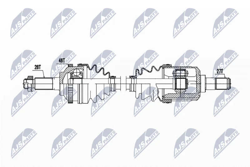 Hnací hriadeľ NTY NPW-KA-388