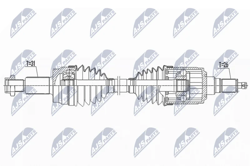Drive Shaft NTY NPW-LR-027