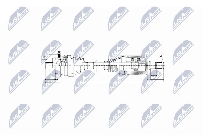 Drive Shaft NTY NPW-ME-027