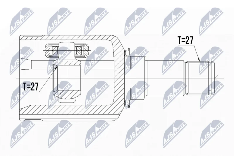 Joint Kit, drive shaft NTY NPW-ME-043