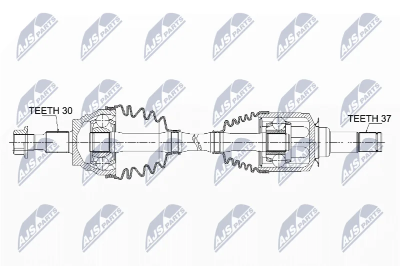 Drive Shaft NTY NPW-ME-047