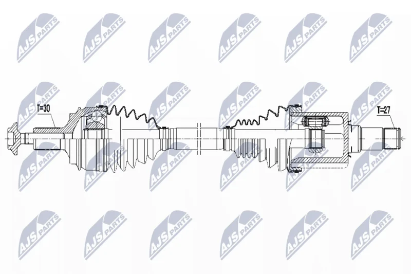 Drive Shaft NTY NPW-ME-076