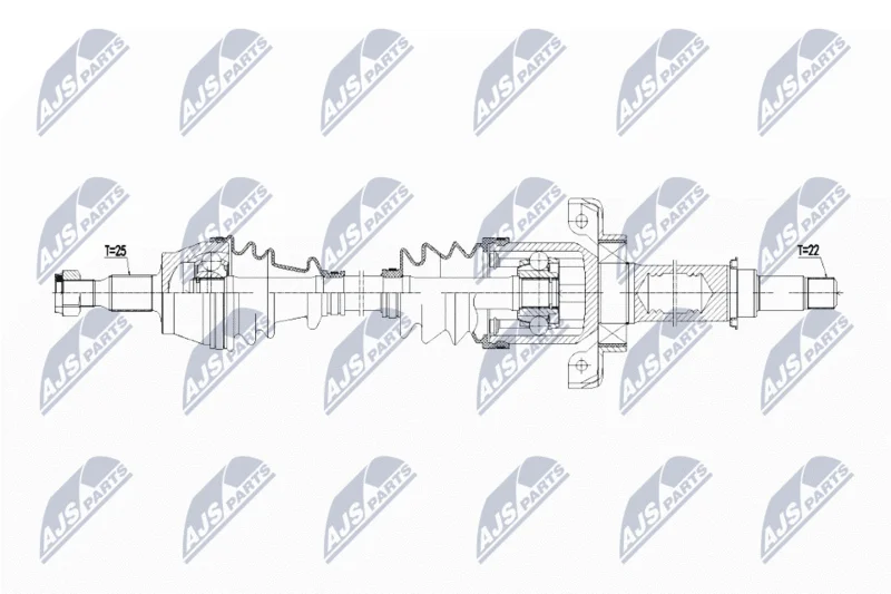Drive Shaft NTY NPW-ME-108