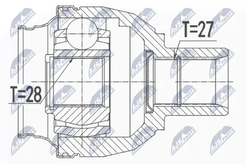 Drive Shaft NTY NPW-ME-115