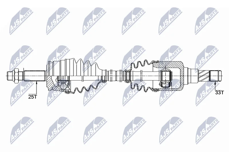 Drive Shaft NTY NPW-ME-118