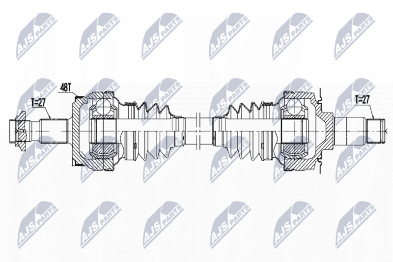 Drive Shaft NTY NPW-ME-138