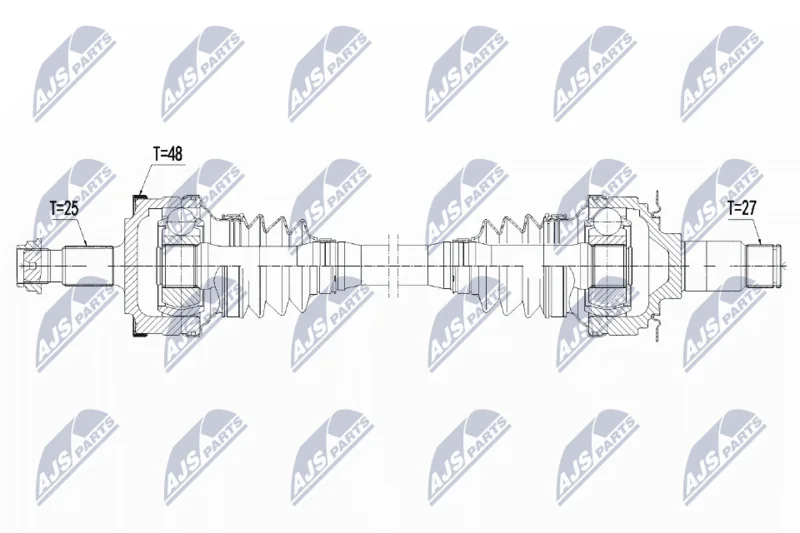 Drive Shaft NTY NPW-ME-140