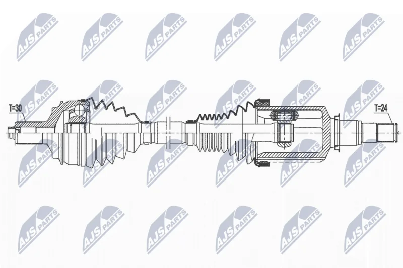 Drive Shaft NTY NPW-ME-154
