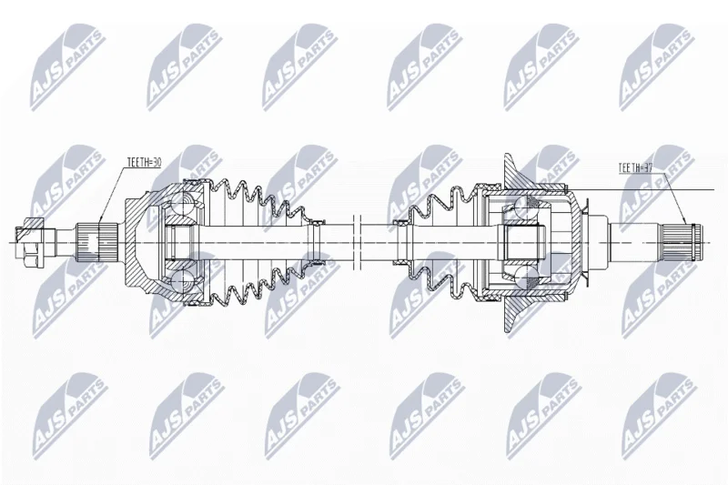 Drive Shaft NTY NPW-ME-162