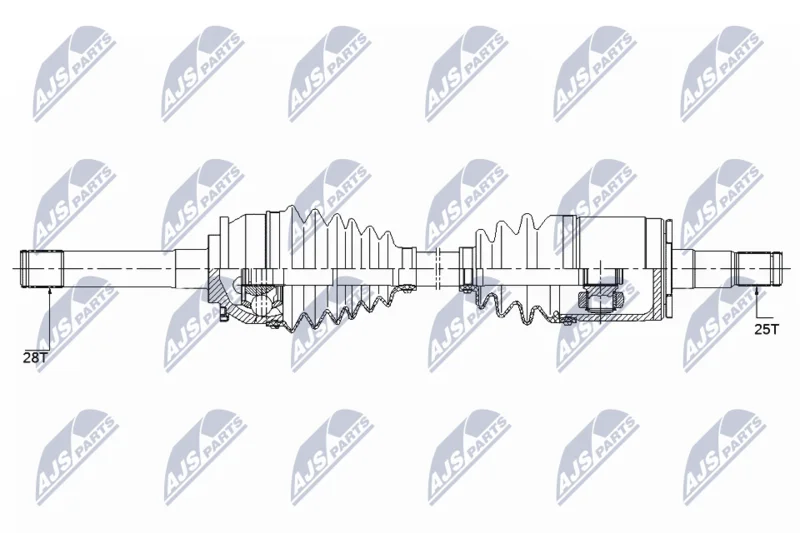 Drive Shaft NTY NPW-MS-057