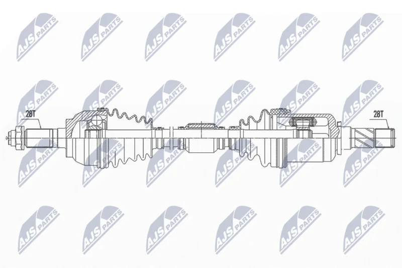 Hnací hriadeľ NTY NPW-MZ-060