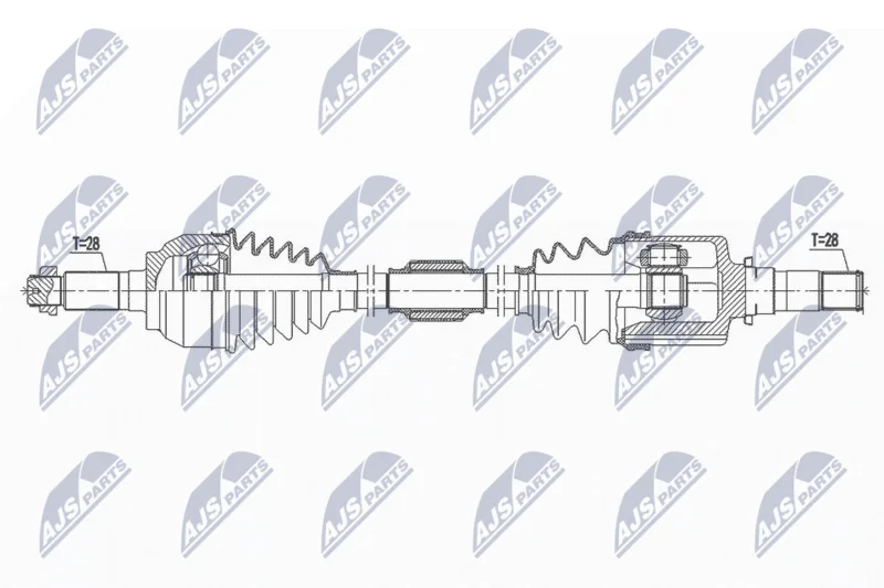 Drive Shaft NTY NPW-MZ-062