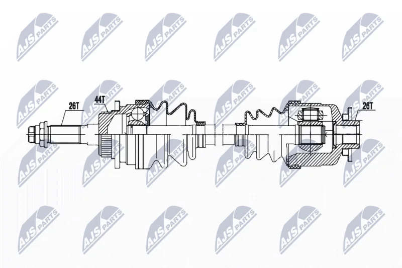 Drive Shaft NTY NPW-MZ-072