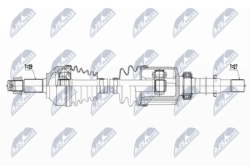 Hnací hriadeľ NTY NPW-NS-062