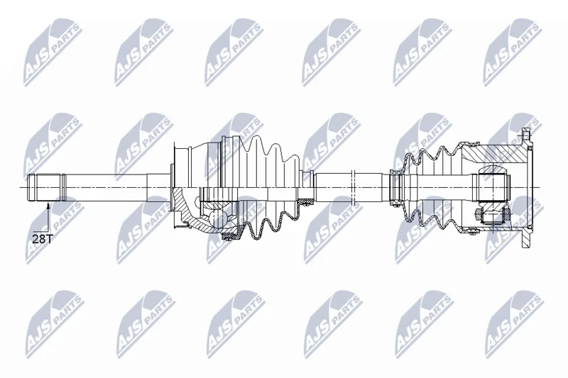 Drive Shaft NTY NPW-NS-086