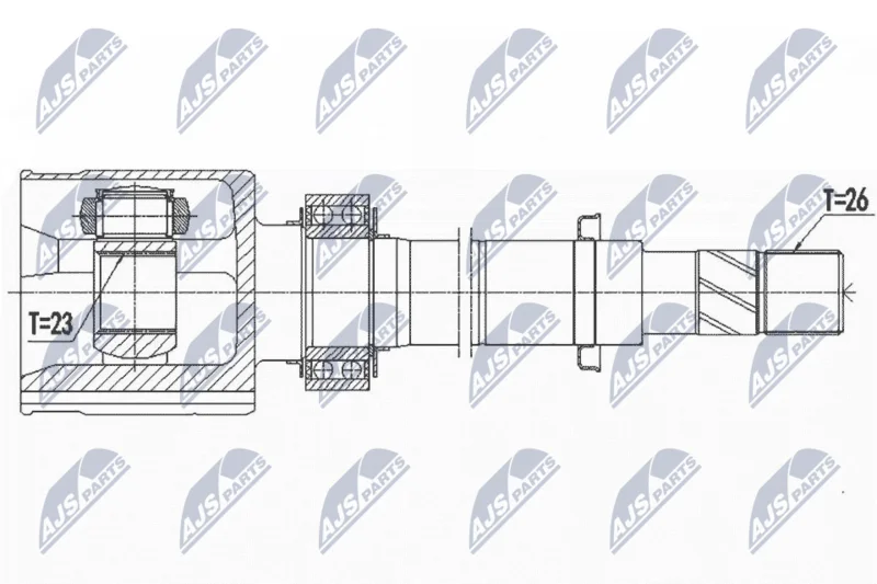 Drive Shaft NTY NPW-NS-095