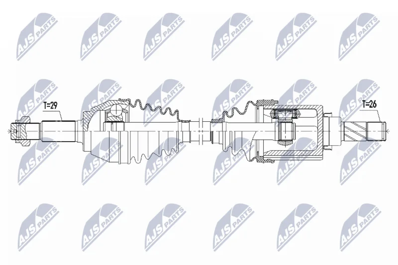 Drive Shaft NTY NPW-NS-098