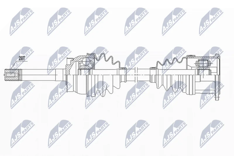 Hnací hriadeľ NTY NPW-NS-104