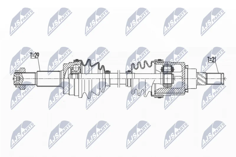 Hnací hriadeľ NTY NPW-NS-106