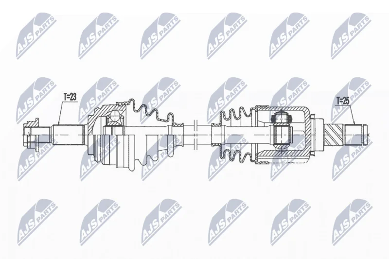 Hnací hriadeľ NTY NPW-NS-110