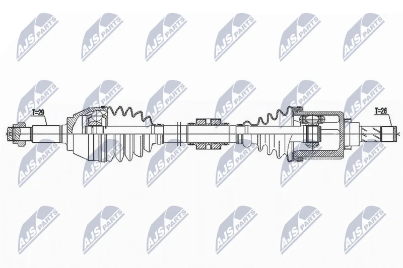Drive Shaft NTY NPW-NS-146