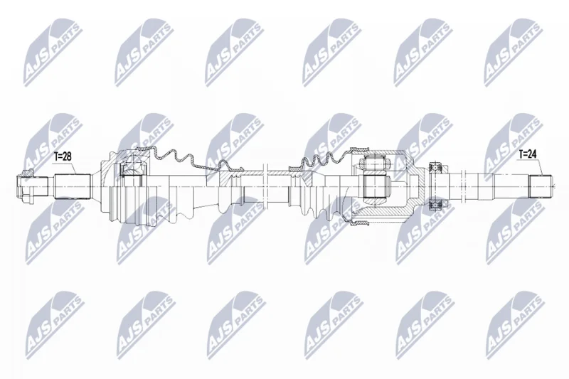Hnací hriadeľ NTY NPW-PE-019