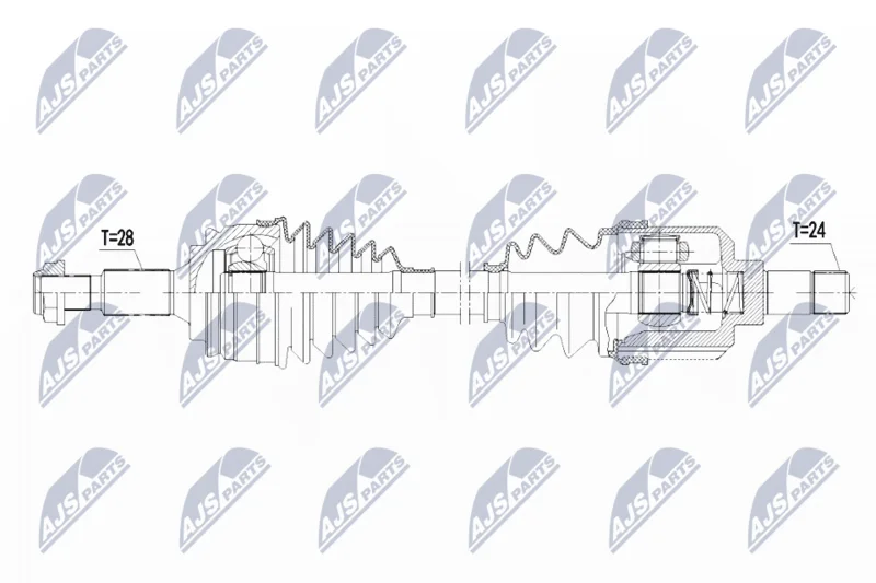 Drive Shaft NTY NPW-PE-021