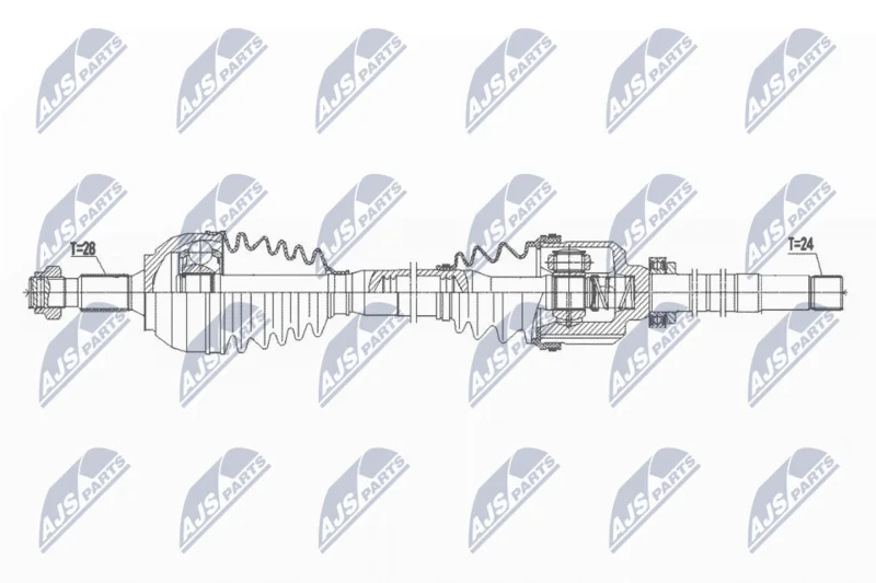 Drive Shaft NTY NPW-PE-065