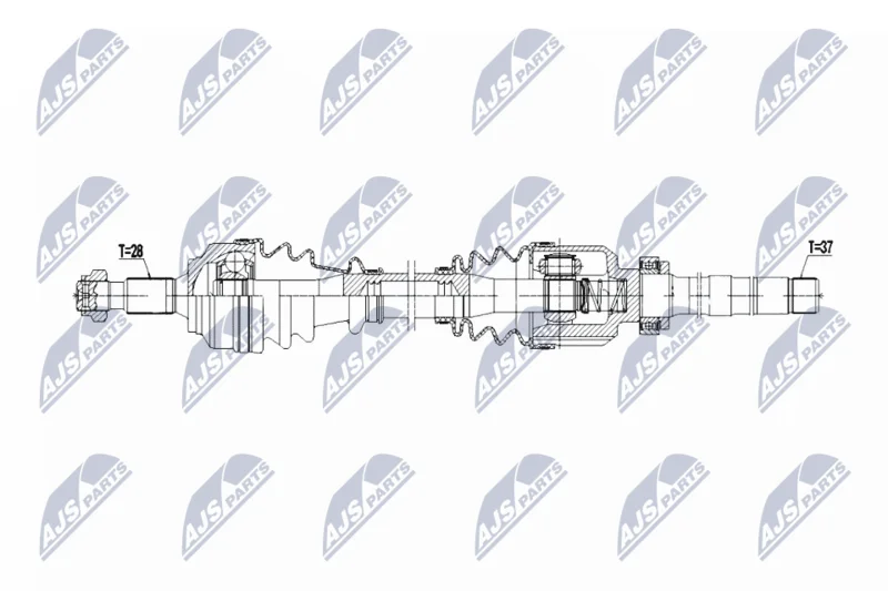 Drive Shaft NTY NPW-PE-101